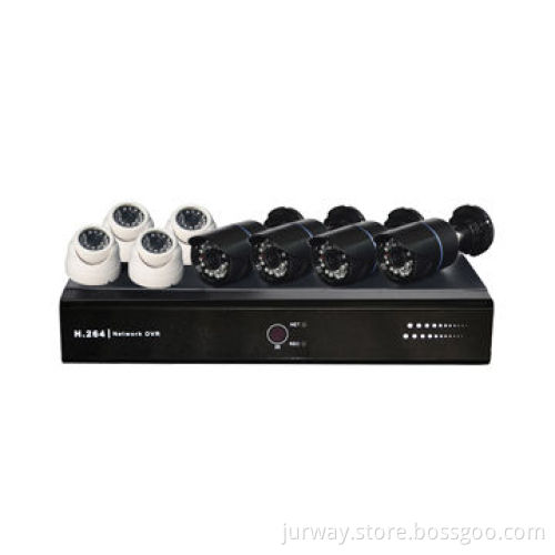 DVR Kits, Includes 1pc 8CH HDMI P2P DVR and 8pcs Cameras, 1/4 CMOS 650TVL, 3.6mm Lens, 24pcs IR-LED